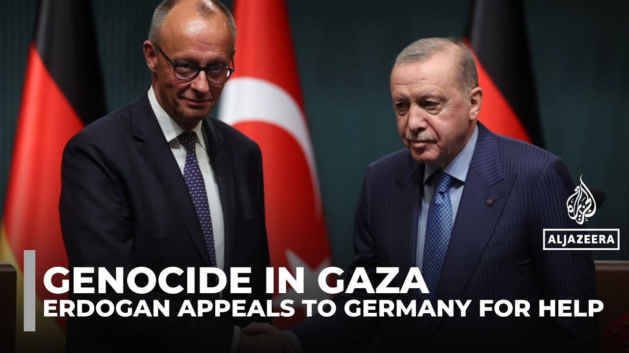 Turkiye’s Erdogan urges Germany to help end Israel’s ‘genocide’ in Gaza