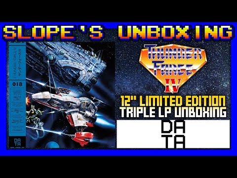 Thunder Force IV | Data Discs record triple vinyl limited edition unboxing - SGR