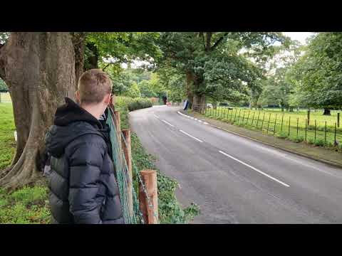 Conker trees isle of man Alfie watching Michael Dunlop in  practice.