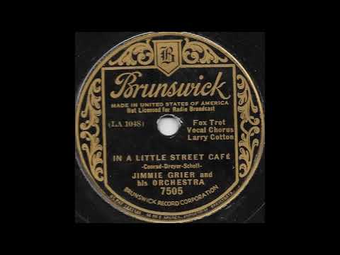 Jimmie Grier & his orchestra - In a Little Street Cafe (1935)