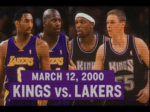 03/12/2000 Kings vs. Lakers Kobe Bryant Full game