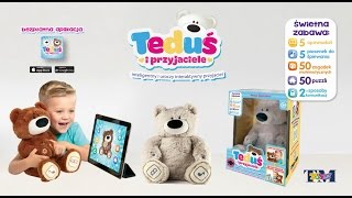 Interaktywny Miś Edukacyjny Teduś, uczy, śpiewa, opowiada bajki, Reklama TV, TM Toys