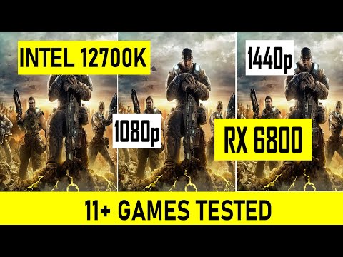 Intel i7 12700k 1080p 1440p 4K Benchmarks