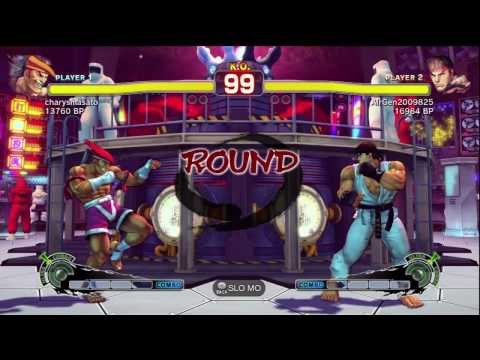 SSF4: charysmasato (Adon) vs. AirGen2009825 (Ryu)