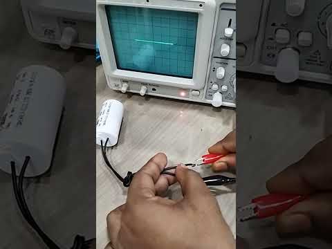 How to check capacitor in CRO 30MHz . component test features in cathode ray #oscilloscope #cro .