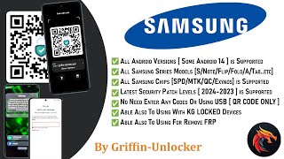 Free New Method Enable ADB SAMSUNG QR CODE | Support 2024 Security Patch | Remove KG / FRP LOCK