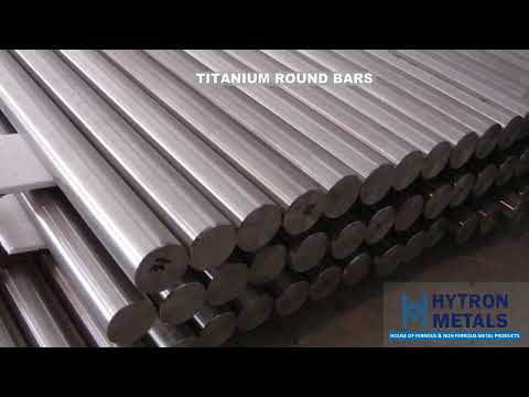 Titanium round bar, 5 inch, single piece length: 6 meter