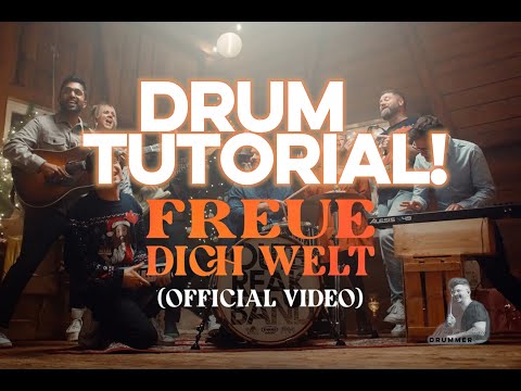 FREUE DICH WELT - DRUMTUTORIAL | Outbreakband | O'Bros | YADA Worship - Studio Sessions
