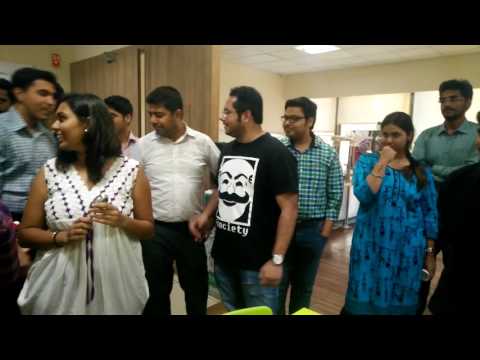 Cake cutting - Sanket and Kirti (14th Mar'17)