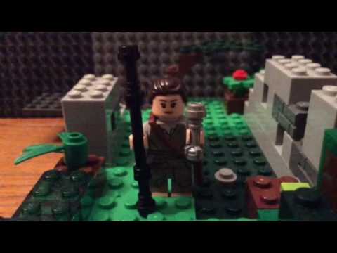 Lego Star Wars The Force Awakens Stop Motion Short: Rey finds Luke Skywalker