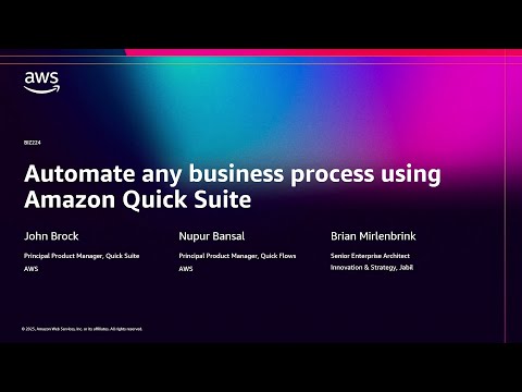 Jabil: Automating at enterprise scale with Amazon Quick