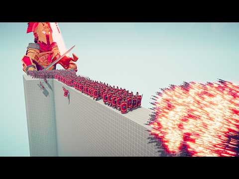 ARES & 100x Roman Legionaries vs EVERY GOD - Totally Accurate Battle Simulator TABS
