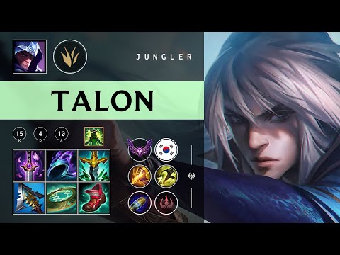 Talon Jungle vs Zac - KR Master Patch 26.01