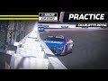 Kyle Larson slams wall in Cup practice, goes to garage