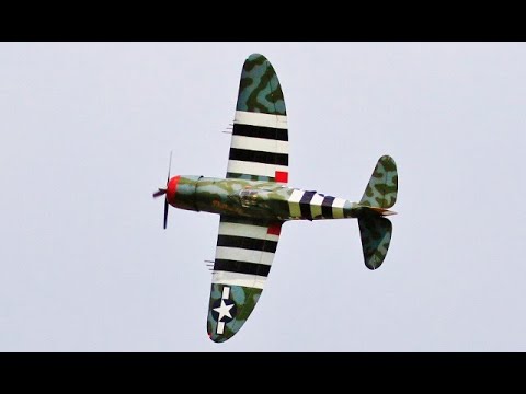 MOKI 250cc 5 CYL RADIAL - FAST PASSES & TAKE OFFS & LANDINGS - 1/4.4 CARF P-47 - DEANO NLMFC - 2025