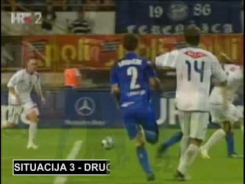 Dinamo - Osijek 16.8.09. (sporne situacije)