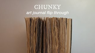 my chunky art journal flip through (my 2019 creative diary)