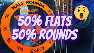Video thumbnail for Half Round Strings vs Round Wound Bass Strings (D'Addario ENR72 & EPS165) by Oliver Tobyn
