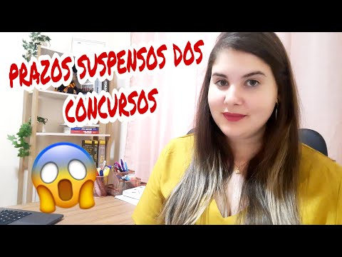 AGORA É LEI! Entenda a SUSPENSÃO dos prazos dos CONCURSOS PÚBLICOS
