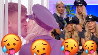Heta arresteringar under Tjuv och polis i Love Island Sverige 2023