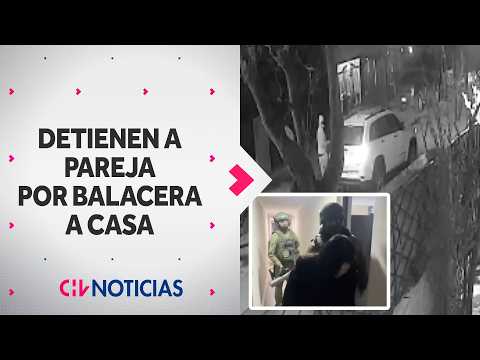Detienen a pareja que disparó ráfaga de 20 tiros a casa para amedrentar a familia de La Cisterna