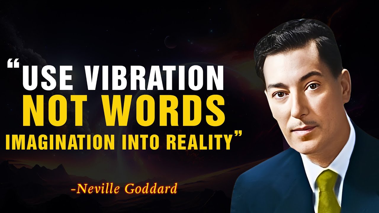 USE VIBRATION NOT WORDS and Make Your IMAGINATION Into REALITY! - Neville Goddard Motivation