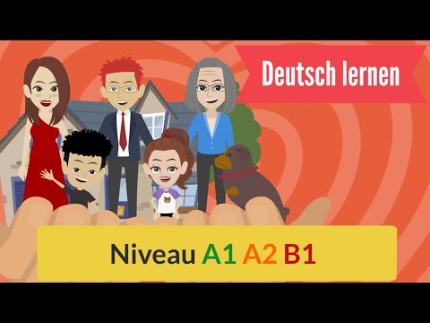 Deutsch lernen mit einfachen Sätze a1 a2 b1 |  Everyday life Learn German with simple sentences