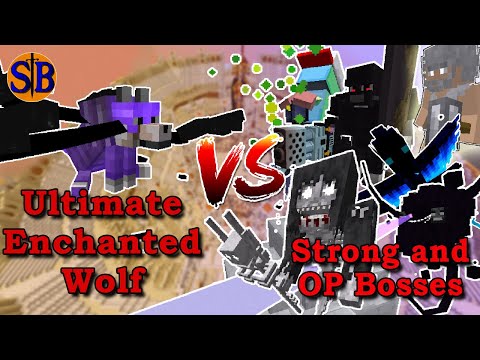 Sathariel Battle - The Goodest Boy vs Strong and OP bosses | Minecraft Mob Battle