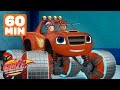 Blaze Uses MAGNET Power on his Wheels! 🧲 w/ AJ & Gabby | 60 Minutes | Blaze and the Monster Machines