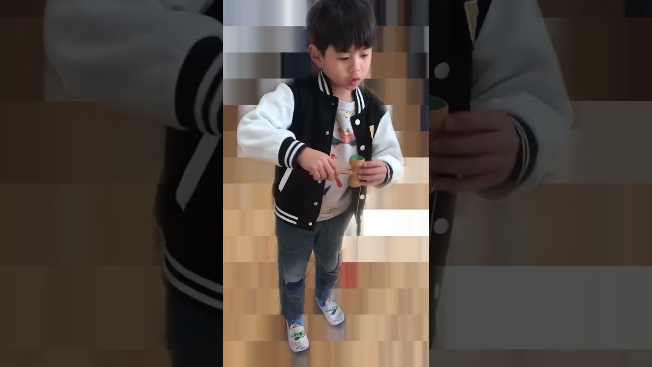 昔の遊び体験 けん玉 #ひなた君を守りたい