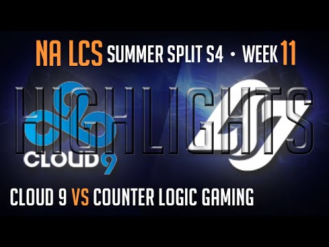 LCS Highlights Cloud 9 vs CLG Week 11 Day 3 NA Summer 2014 C9 vs CLG S4 W11D3G5 Season 4