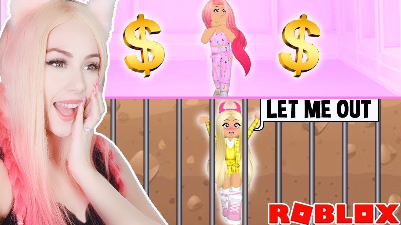 I Trapped A Gold Digger In My Secret Basement In My Mansion... Roblox Bloxburg