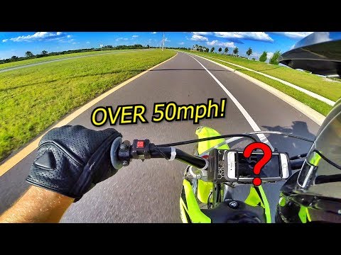 HÖCHSTGESCHWINDIGKEIT DES THUMPSTAR PIT BIKE!