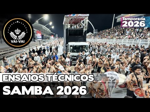 VAI-VAI 2026  | ENSAIO TÉCNICO - LARGADA E PISTA | SAMBA AO VIVO #ETSPSP26