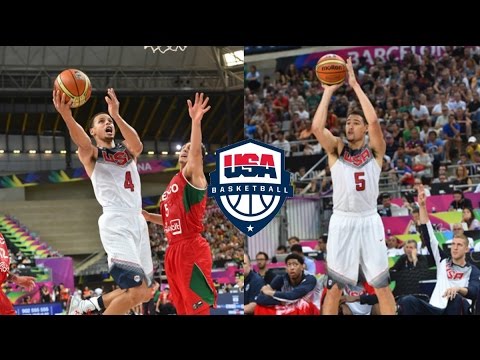 Splash Brothers Team USA Full Highlights vs Mexico 2014.9.6 - 35 Pts, INSANE Shooting!