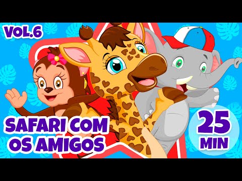 Safari com os Amigos da Giramille Vol. 6 - Giramille 25 min | Desenho Animado Musical