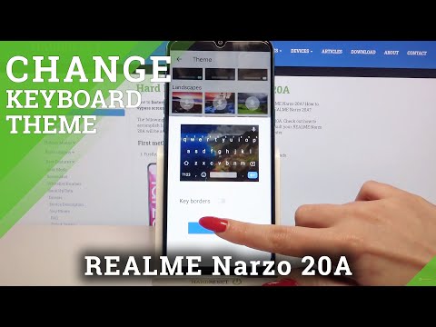 How to Create Custom Keyboard Theme on REALME Narzo 20A – Change Keyboard Theme