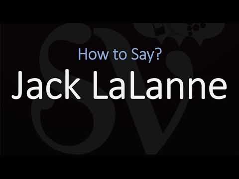 How to Pronounce Jack LaLanne? (CORRECTLY)