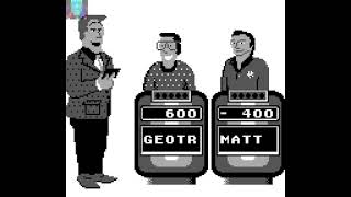 Gameboy Game: Jeopardy Sports Edition (1993 GameTek, Inc.)