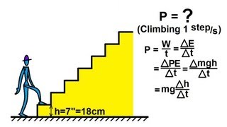 Physics - Mechanics: Work, Energy, and Power (20 of 20) Climbing Stairs