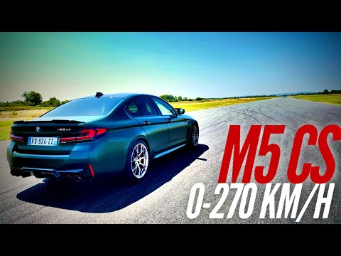 BMW M5 CS - 0-270 km/h