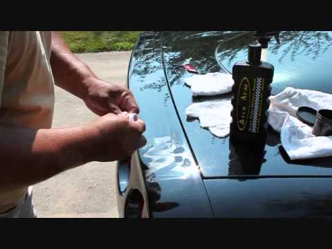 Acrylic-Werks Polish/Clay Bar Application/Direct Sunlight/Black Corvette