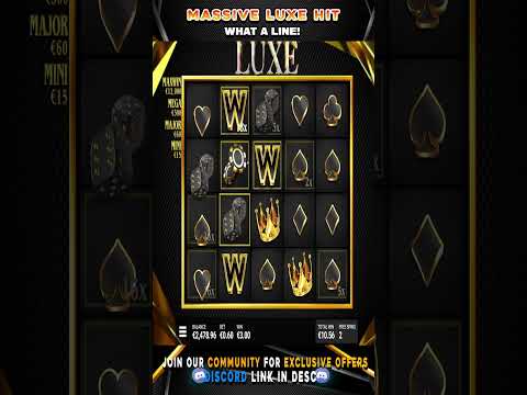 Thumbnail for video: 💥HUGE WIN ON THE LUXE 💥