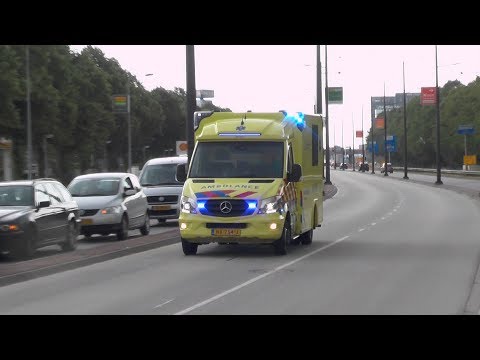 A1, C Miesen Ambulance 01-181 Hoogezand-Sappemeer naar het UMCG