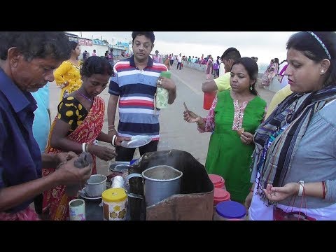 Hard Working Tea Seller (Husband & Wife) | Digha Sea Beach West Bengal