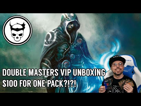 $100 FOR ONE PACK? MTG Double Masters VIP Unboxing w/ Spooky