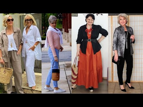 Looks elegantes para lucir estilizadas con 50, 60 y 70 años #outfit #modas #modamujer