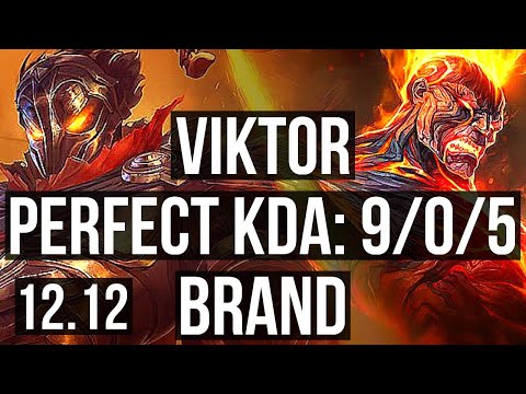 VIKTOR vs BRAND (MID) | 9/0/5, Legendary, 900K mastery | EUW Diamond | 12.12