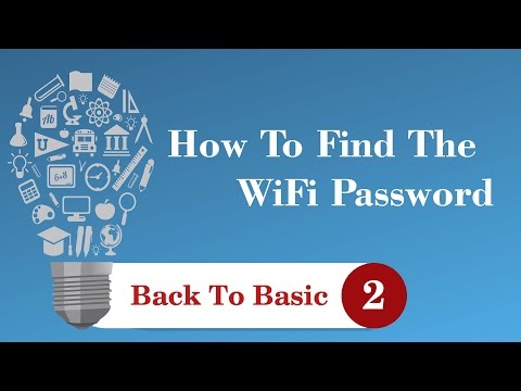 How To Find The WiFi Password