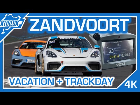 When Trackbuddies are on Vacation - ZANDVOORT TRIP 2023 - Best Lap 1:51 min Porsche 718 GT4 MR [4K]